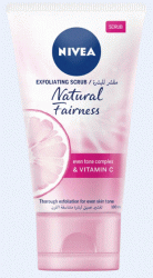 NIVEA NATURAL FAIRNESS EXFOLIATING SCRUB 100ML